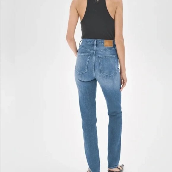 Aritzia Denim Forum Yoko High Rise Slim 28L Jean Women's Size 27 Button Fly - Picture 2 of 11